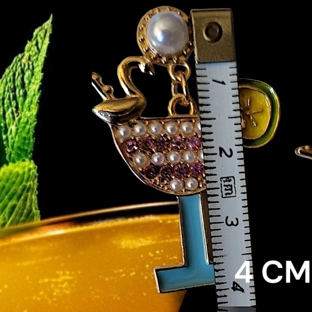 NWT Tropical Drink Earrings!
